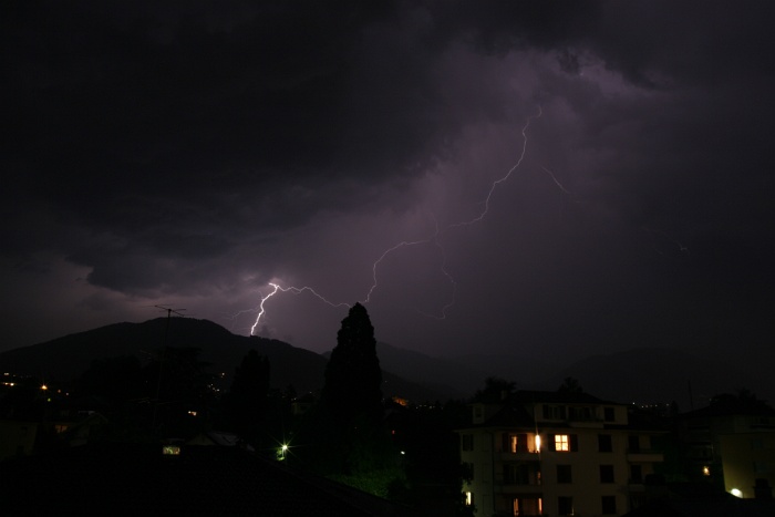 Orage depuis balcon - 005